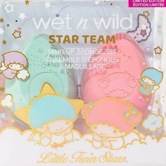 Little Twin Stars x Wet n Wild Star Team Makeup Sponge Set - Picture 2 of 3